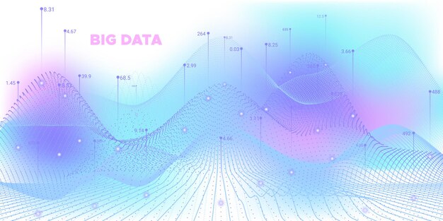 Big-Data-Hintergrund mit Business-Analytics-Konzept