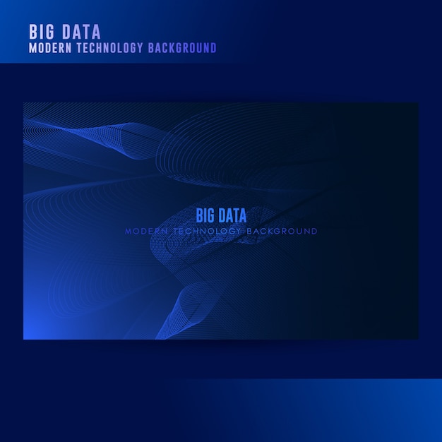 Big data konzept hintergrund