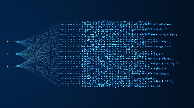 Big-Data-Visualisierung Soziale Netzwerk-Finanzanalyse komplexer Datenbanken