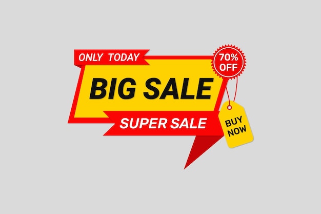 Big sale banner design