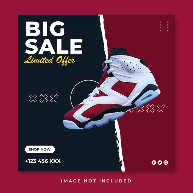 Big sale limited angebot instagram post