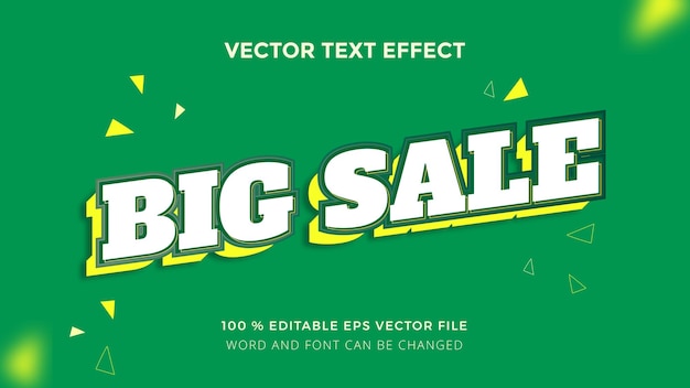 Big Sale-Texteffekt