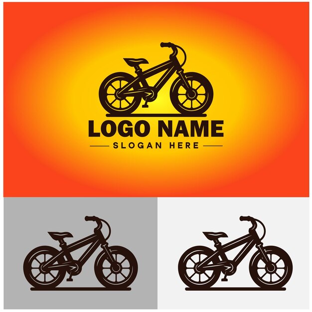 Vektor bike-logo-vektor für geschäftsmarken-app-ikonen motorrad-sport-bike-radrennen-logos-vorlage