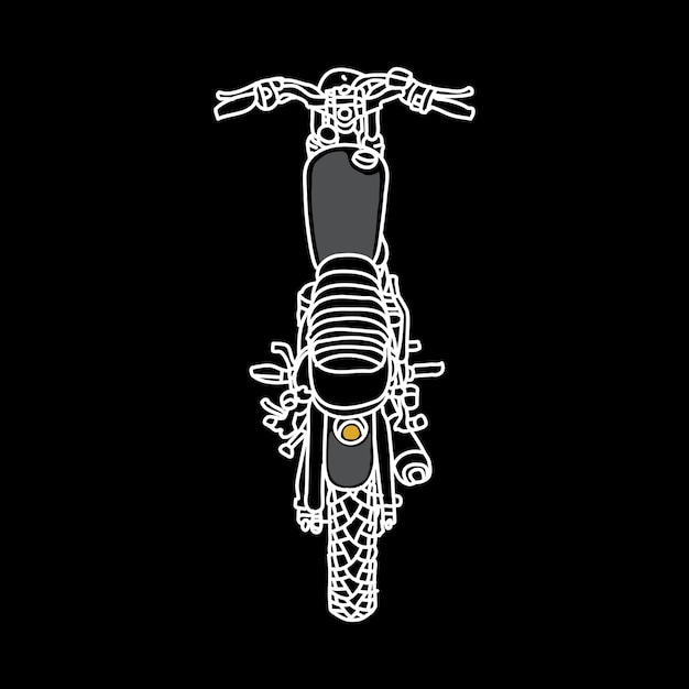 Biker rider motorrad wild illustration art design