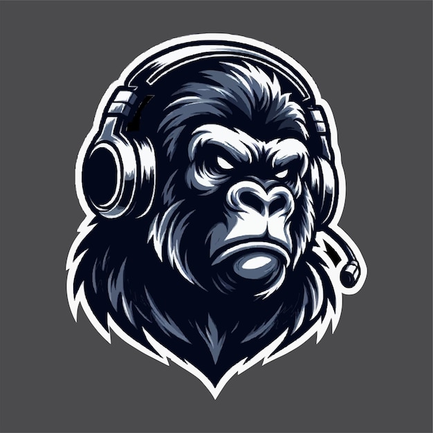 Bild des Gorillenkopfes für das Logo