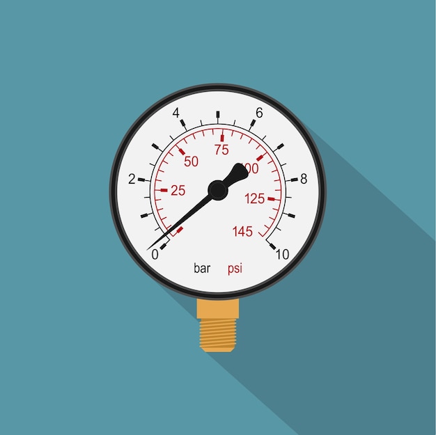 Bild eines Manometers, Stilikone