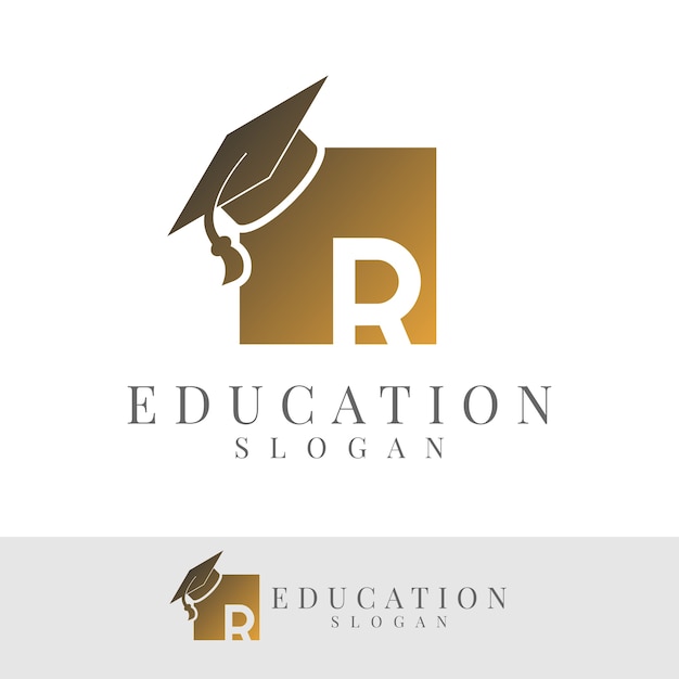 Bildung anfangsbuchstabe r logo design