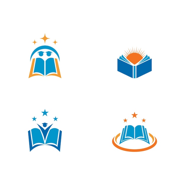 Bildung-Logo-Vorlage-Vektor-Illustration