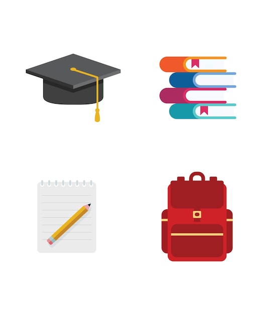 Bildungs- und E-Learning-Ikonen