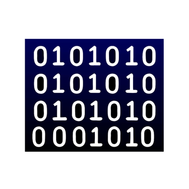 Binärcode-Symbol
