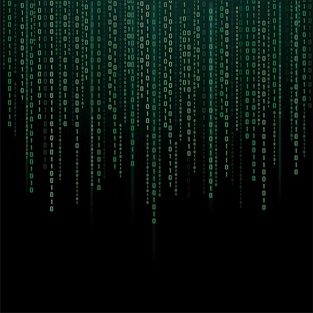 Binärdaten und Streaming-Binärcode-Hintergrund