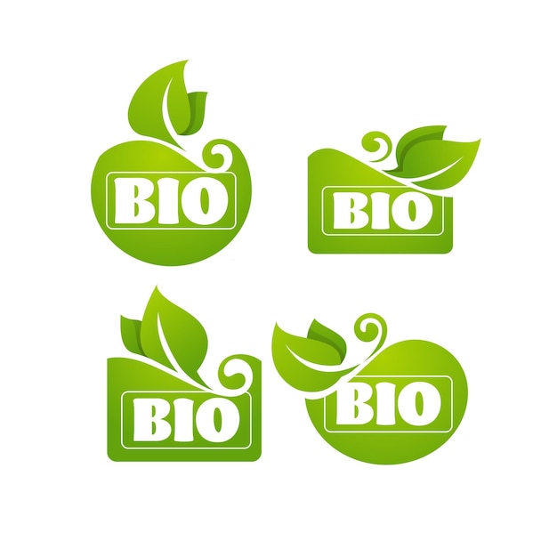 Vektor bio-bio-slogans