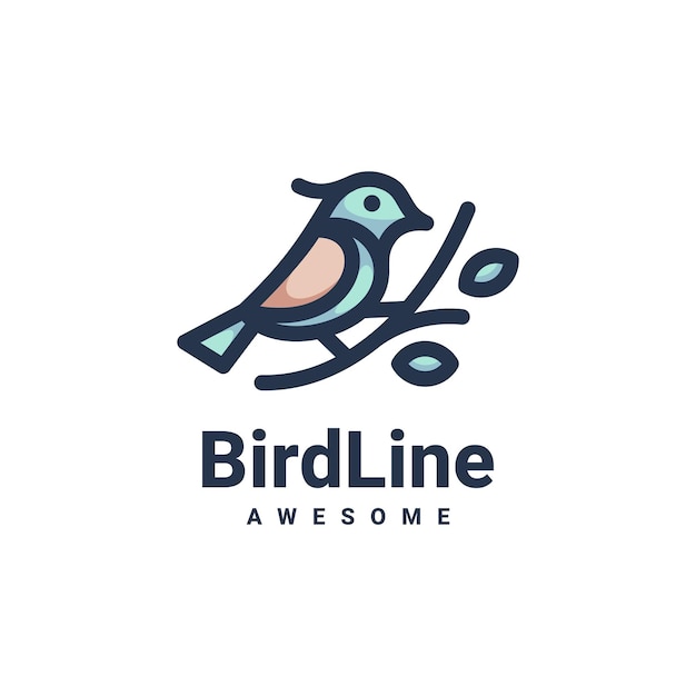 Bird line-logo