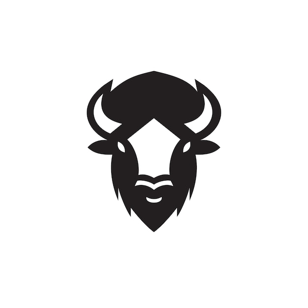 Bison-logo-design-vektor-vorlage