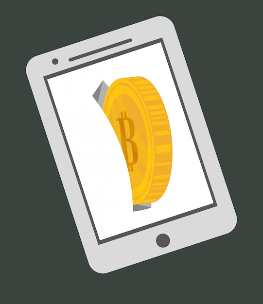 Bitcoin design illustration