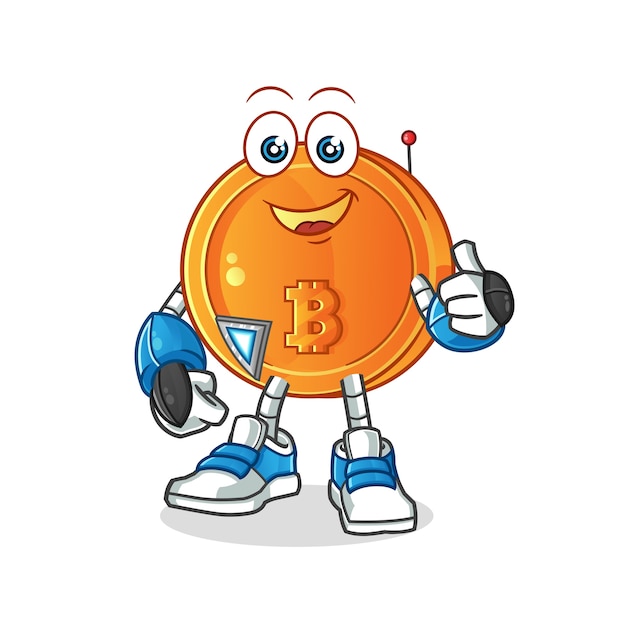 Bitcoin roboter illustration