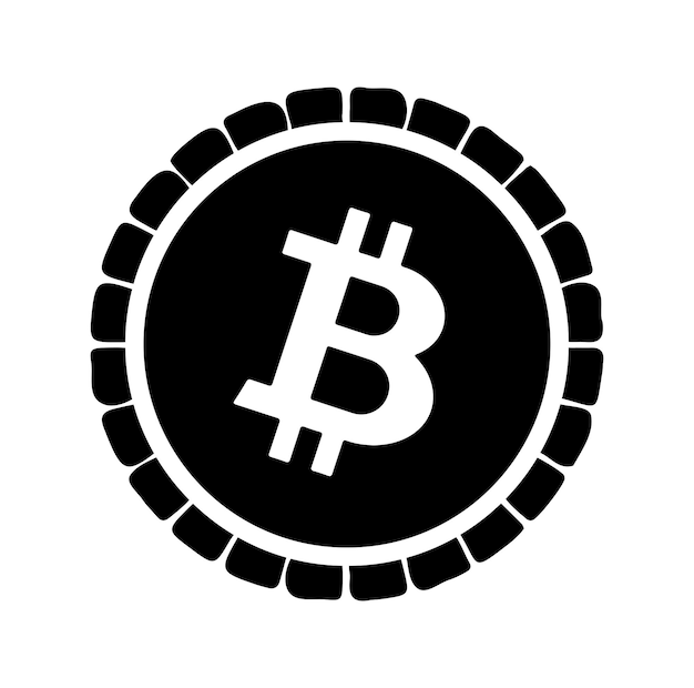 Vektor bitcoin-vektorlogo