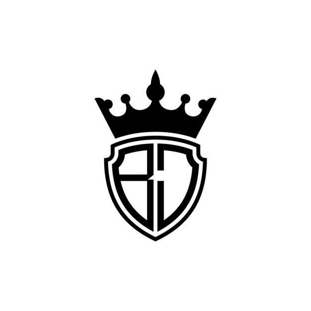 BJ-Monogramm-Logo-Design, Buchstabe, Text, Name, Symbol, monochromes Logo, Alphabet-Zeichen, einfaches Logo