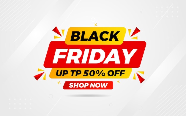 Black Friday Banner Besonderes Rabattangebot Design Produktrabatt Festival Banner Design