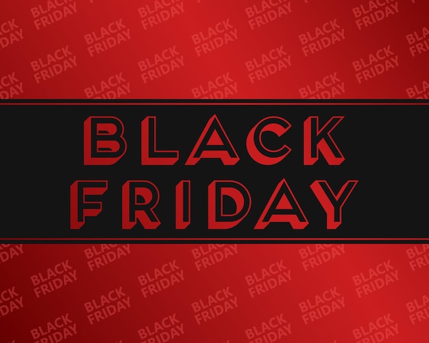 Black friday-banner für promotion, online- oder modewerbung, flyer, broschüre, anzeige oder poster