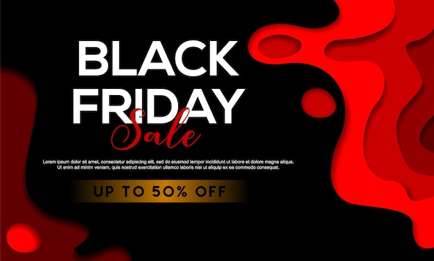 Vektor black friday banner