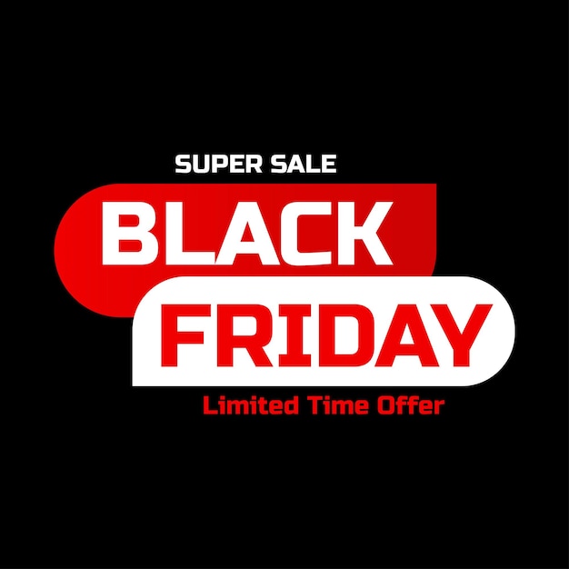 Black Friday Flash Sale-Banner Black Friday 75 Off-Sale-Aufkleber Super Sale-Reduzierungsangebot-Banner