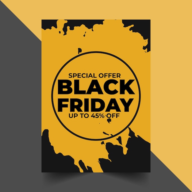 Black friday flyer vorlage