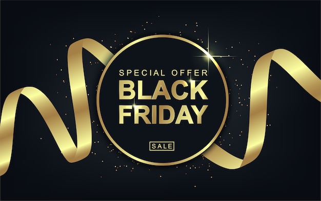 Black Friday Sale Banner Konzept