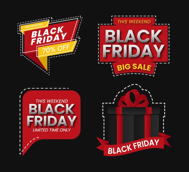 Black Friday Sale Banner Konzept