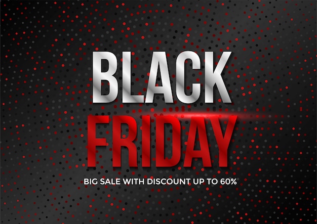 Black friday sale banner layout-vorlage