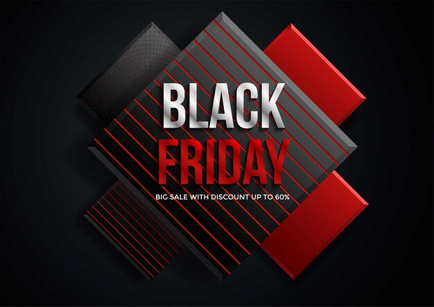 Black Friday Sale Banner Layout-Vorlage