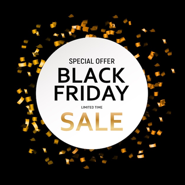 Black Friday Sale Banner Vorlage.