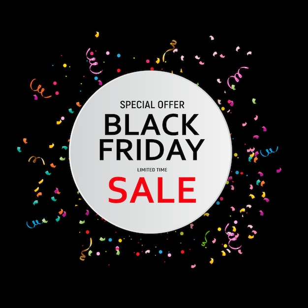 Black Friday Sale Banner Vorlage.