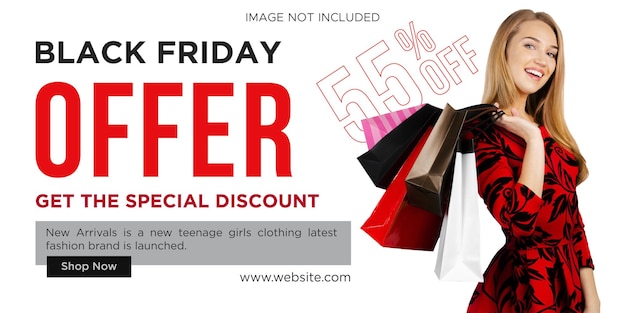 Black Friday SALE Banners Black Friday Sale Black Friday Social Media Super Sale (Superverkauf in den sozialen Medien am schwarzen Freitag)
