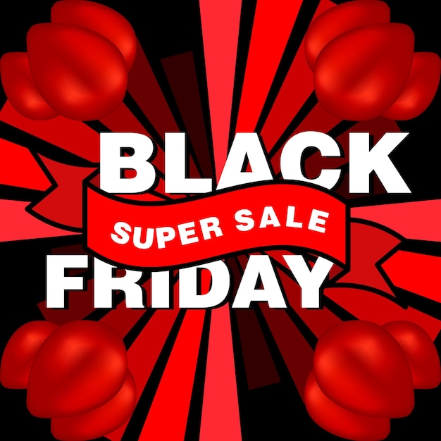 Black friday sale inschrift designvorlage black friday banner vektorillustration