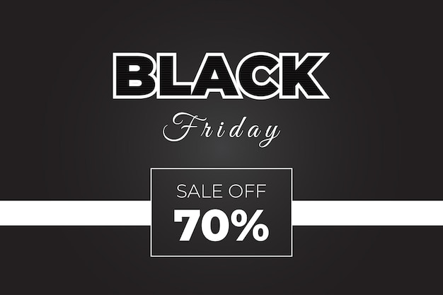 Vektor black friday sale-off-banner-vorlage