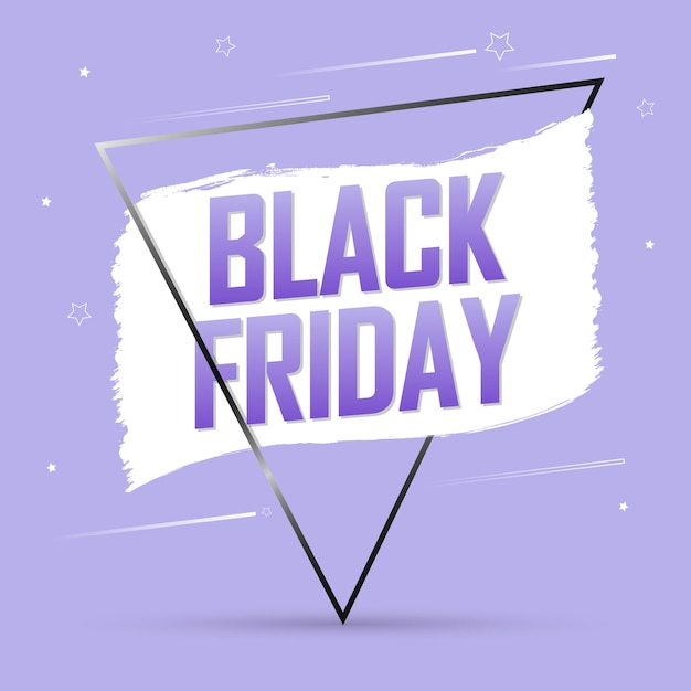 Black friday sale-plakatdesign-vorlage oder banner für shop- und online-shop-vektorillustration