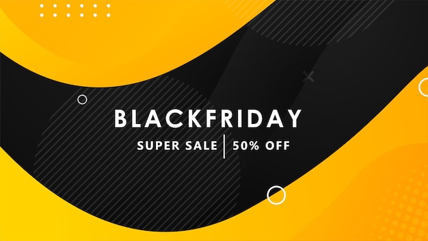 Black friday sale promotion banner