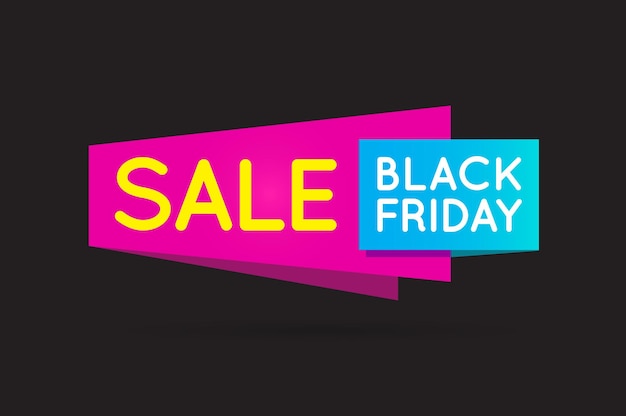 Vektor black friday sale sign banner poster bereit für web und print vector super mega huge sale mit sonderangebot