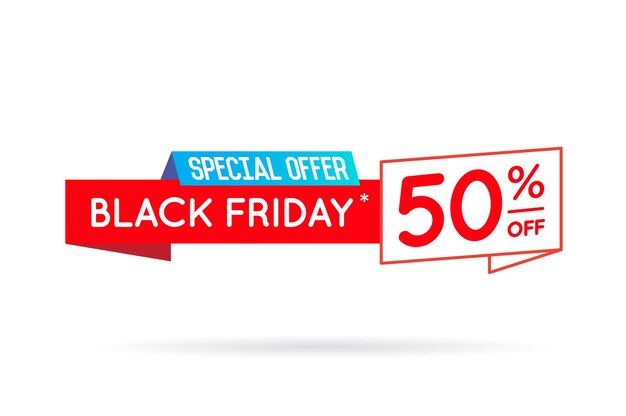 Black Friday Sale Sign Banner Poster bereit für Web und Print Vector Super Mega Huge Sale mit Sonderangebot