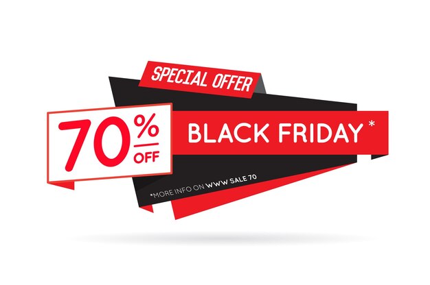 Black Friday Sale Sign Banner Poster bereit für Web und Print Vector Super Mega Huge Sale mit Sonderangebot