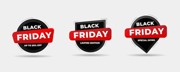 Black friday sales banner sammlung