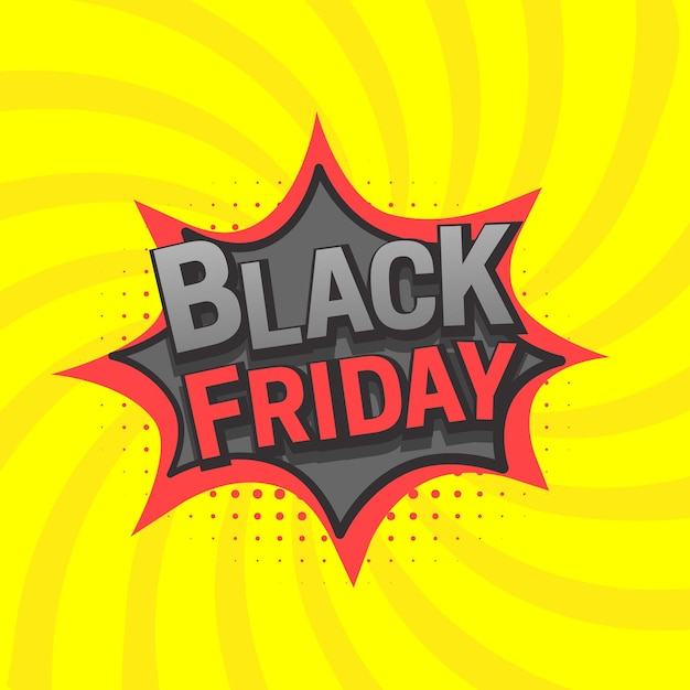 Black friday shopping bietet vorlagendesign