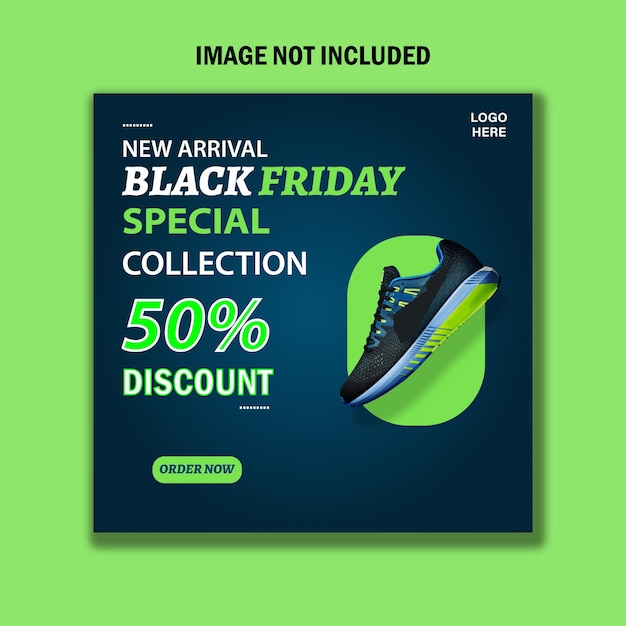 Black Friday-Social-Media-Vorlage