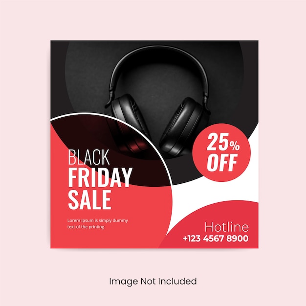 Black friday super sale social media banner vorlage