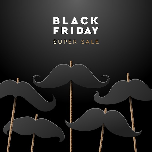 Black friday super sale web-banner