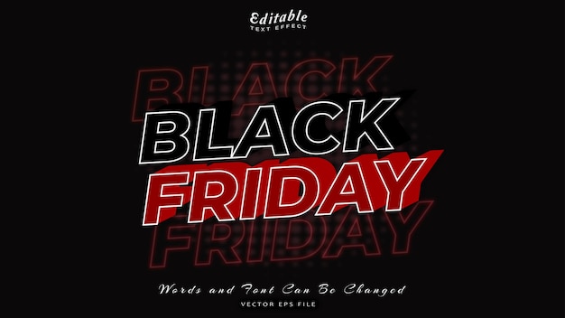 Black Friday-Texteffekt