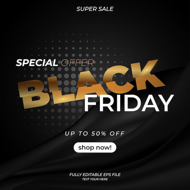 Black-Friday-Verkäufe Hintergrundvorlage Verkaufsrabatt-Design