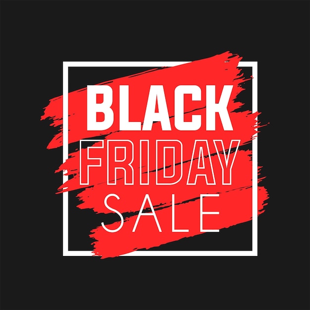 Black friday verkauf banner design-vorlage