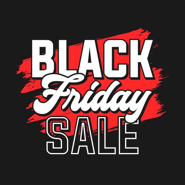 Black friday verkauf banner design-vorlage